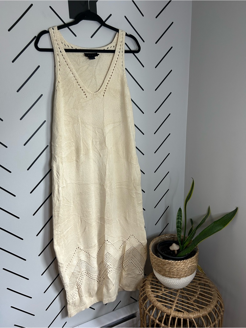 Maternity Pointelle Knit Maxi midi Dress from HATCH crochet boho